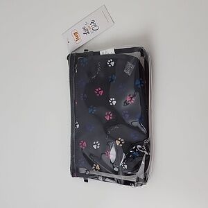 Lug Tackle 4 pc Storage Pouches Paws Black